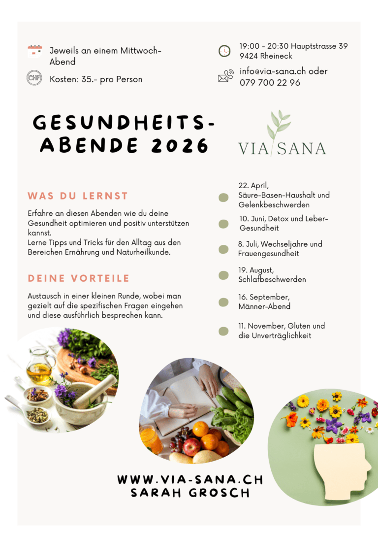 Gesundheits Abende 2026 (A4)